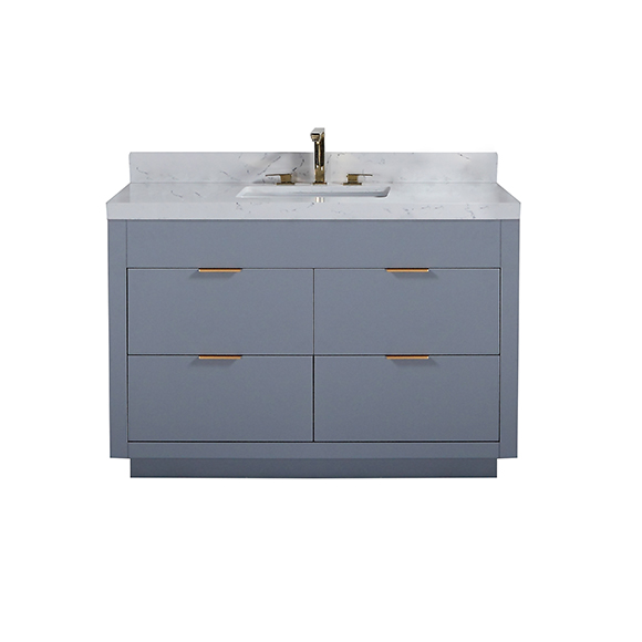 48inch modern wood bathroom cabinet