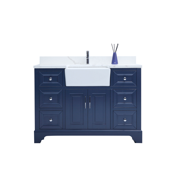 Apron Sink Farmhouse Style bathroom vanity