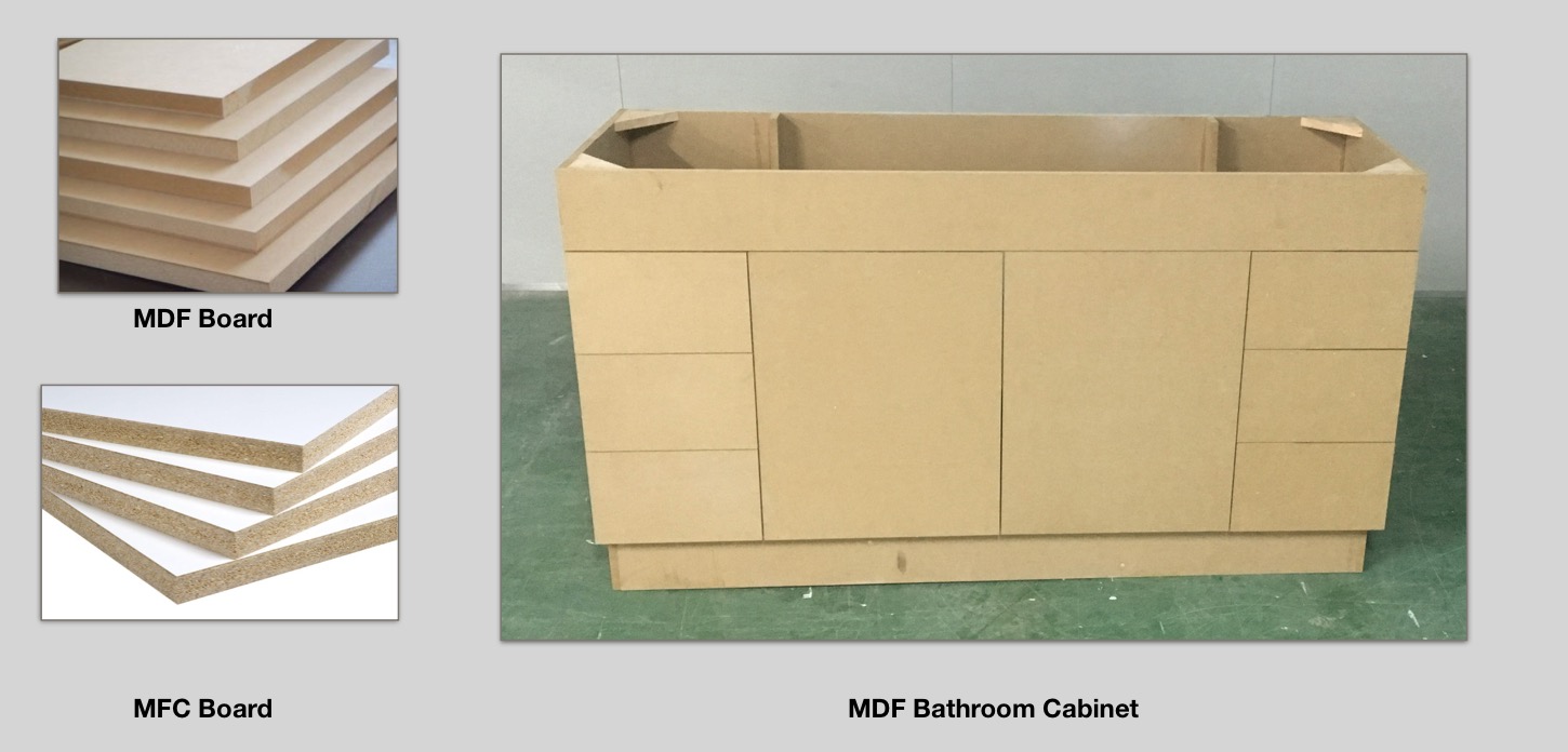 MDF bathroom cabinet