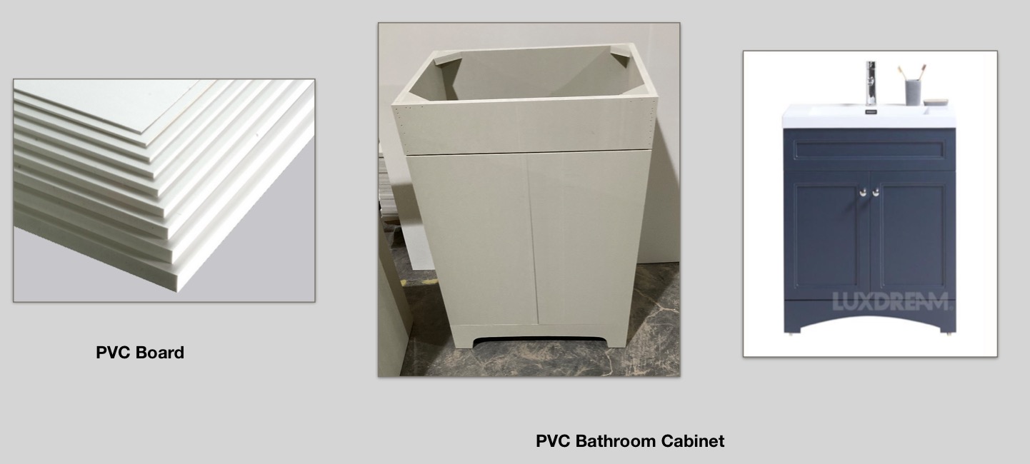 PVC bathroom cabinet