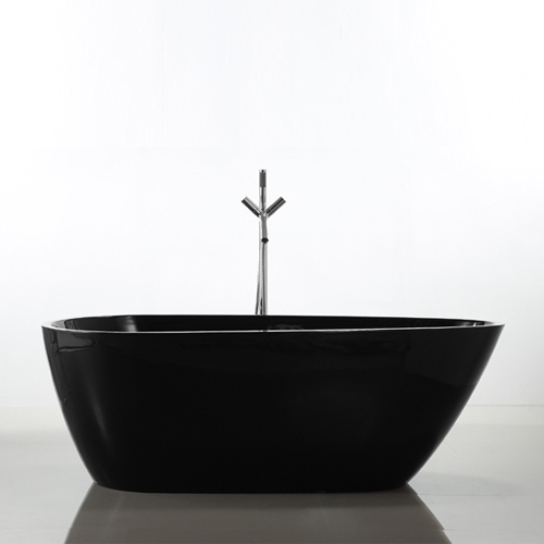 Luxdream Black Bath Tub Bathroom Freestanding Bathtub