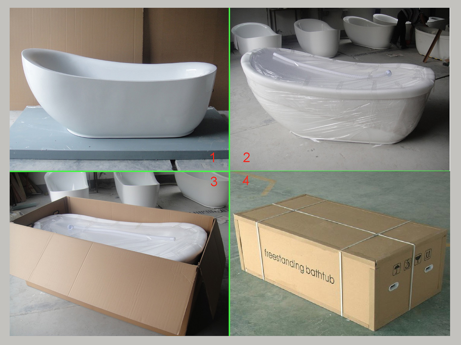 bathtub honeycomb packing 1