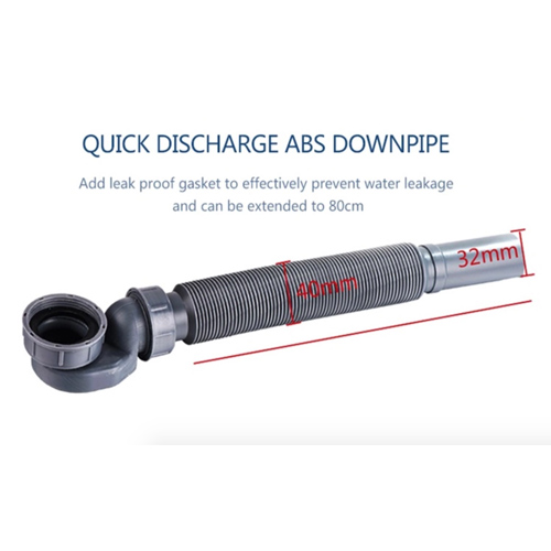 quick discharge ABS downpipe