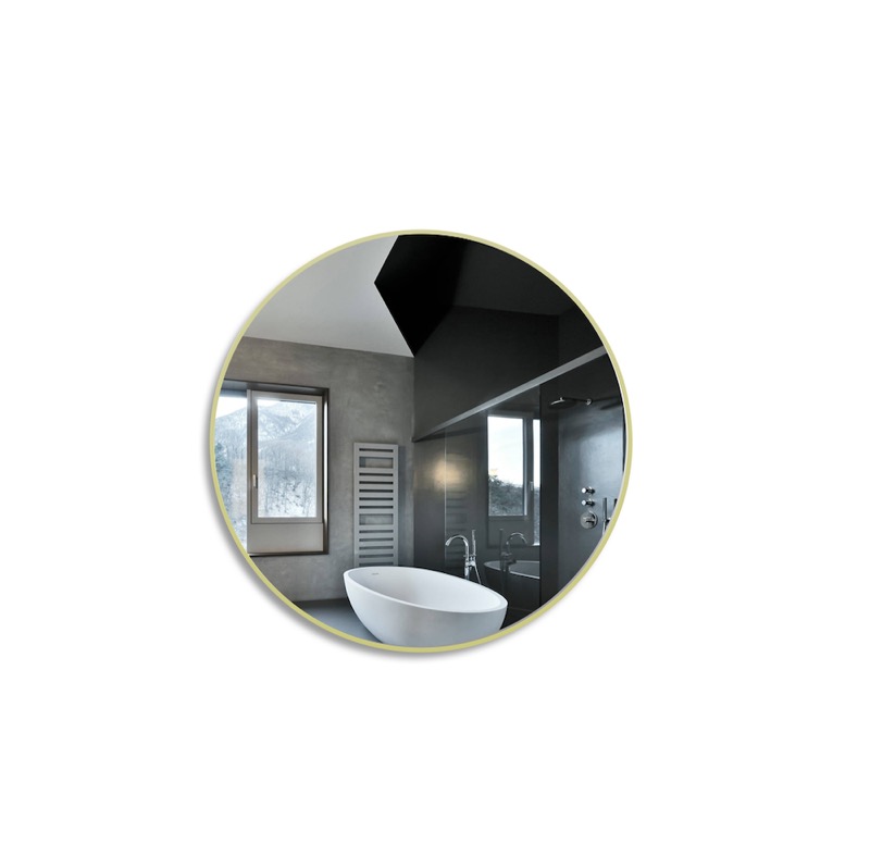 Bathroom Mirror with Thin Metal Frame