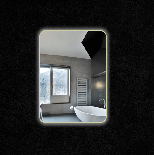Rectangle Mirror with LED Light