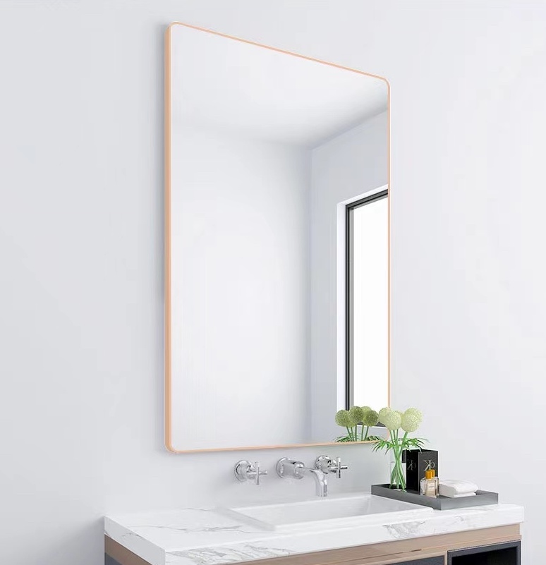 gold frame mirror