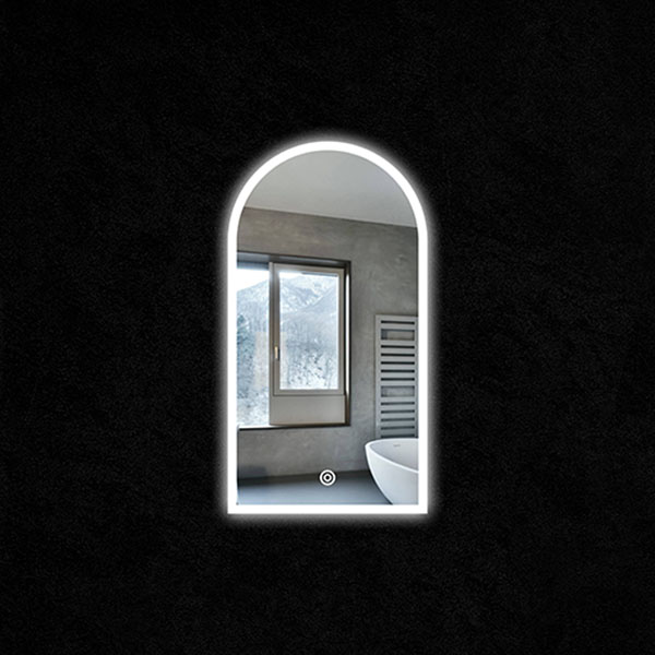 modern arched mirror